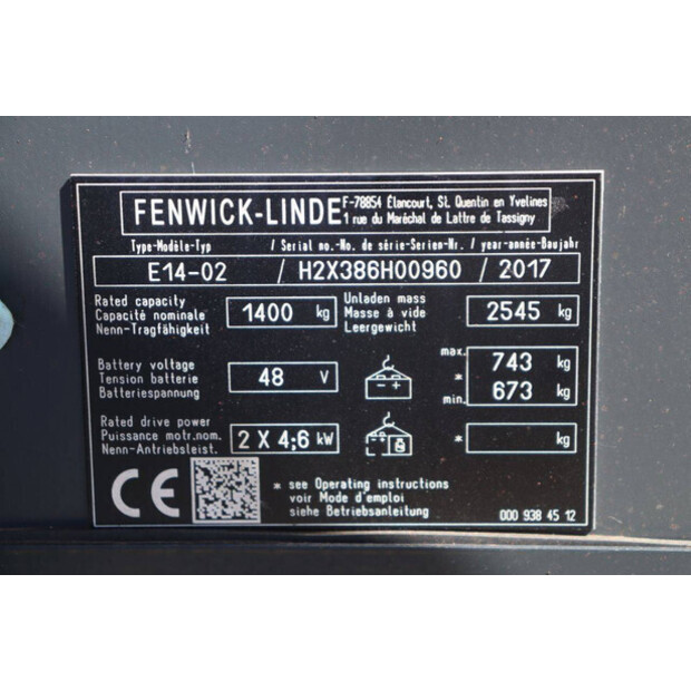 2017 Linde E14-02-48720756