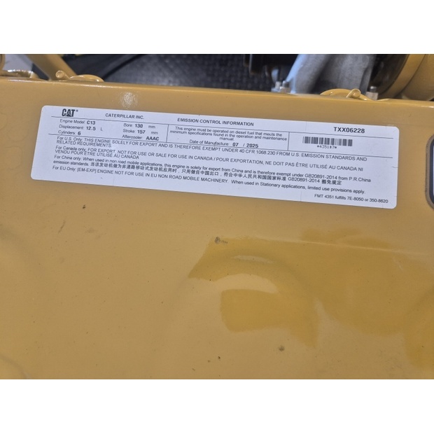 Caterpillar Engine (Plant) C13-48730919