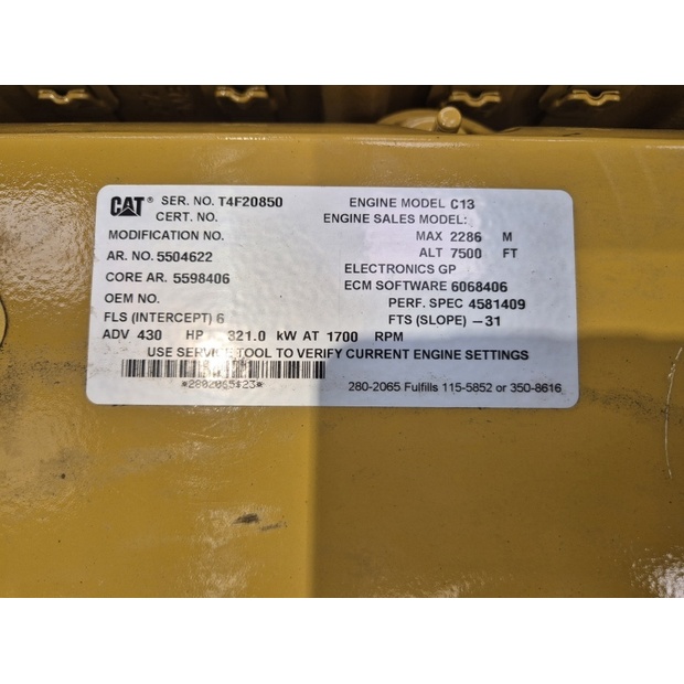 Caterpillar Engine (Plant) C13-48731014