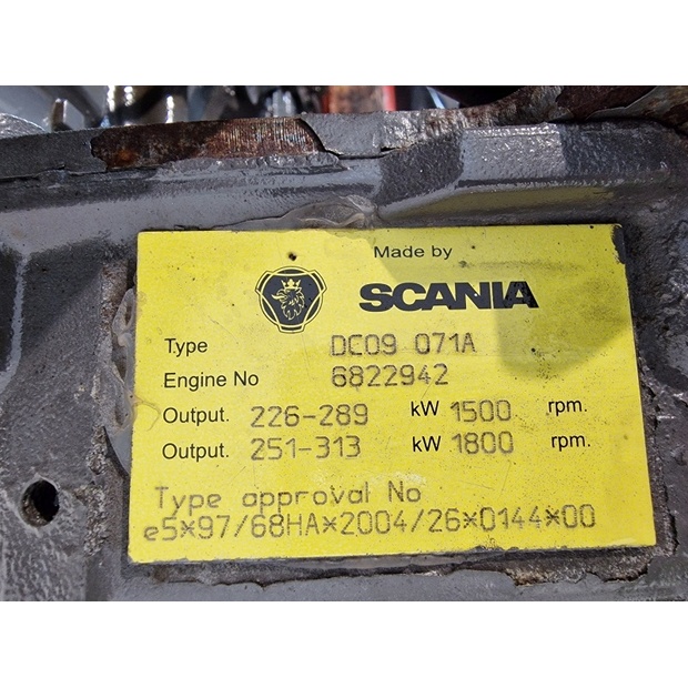 Scania Engine (Industrial) DC09 071A-48733375