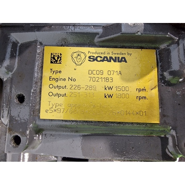 Scania Engine (Industrial) DC09 071A-48733578