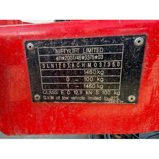 2017 Niftylift 120TAC MMK1c-48771008