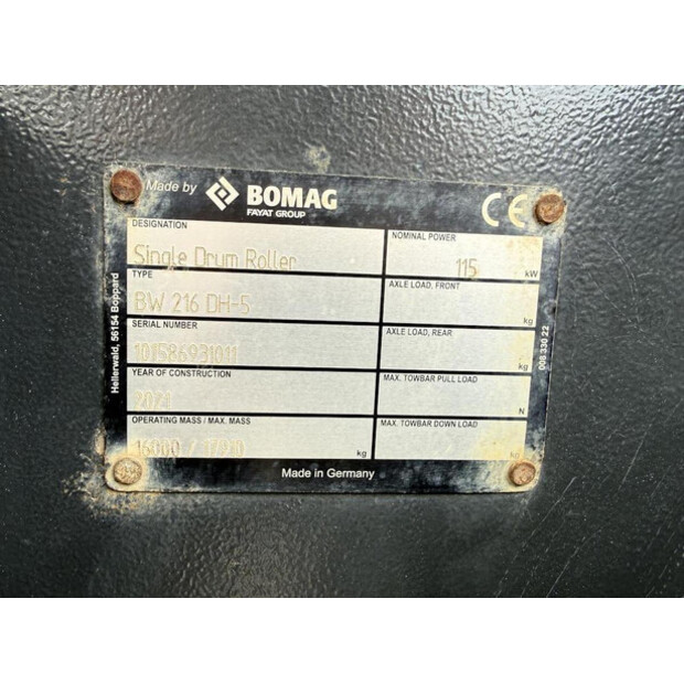 2021 BOMAG BW216DH-5-48778919