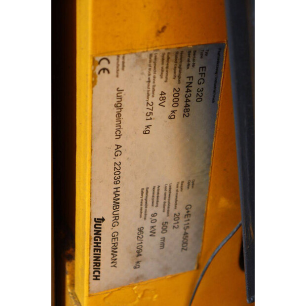 2012 Jungheinrich EFG 320-48781018