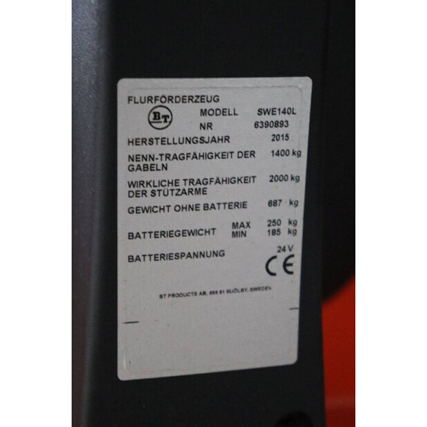 2015 BT SWE140L-48781422