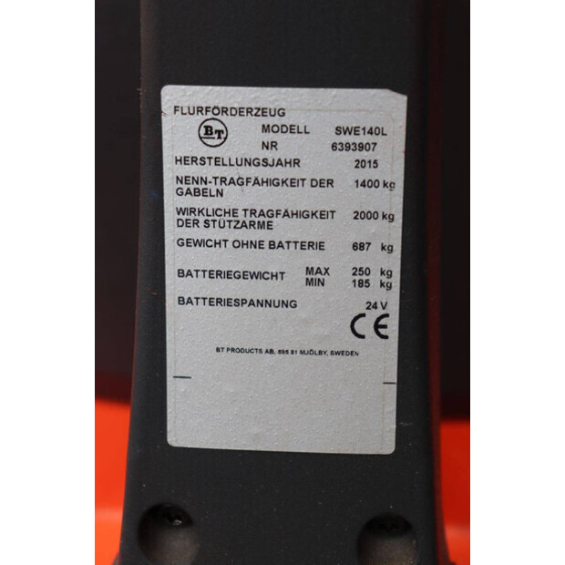 2015 BT SWE140L-48781468