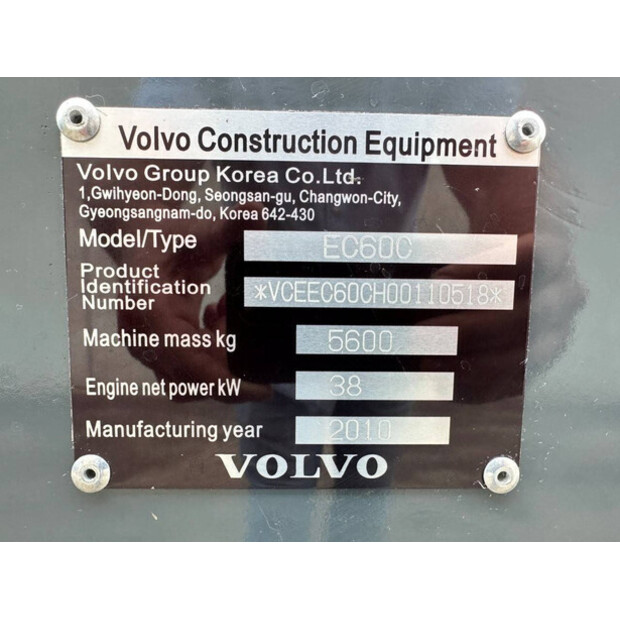 2010 Volvo EC60C-48784097