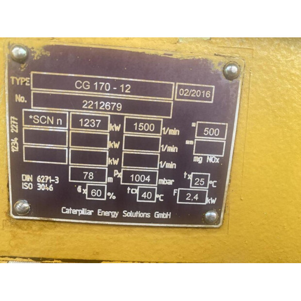 2016 Caterpillar CG170-12-48809075