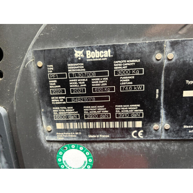 2020 BOBCAT TL30.70DB-48809189