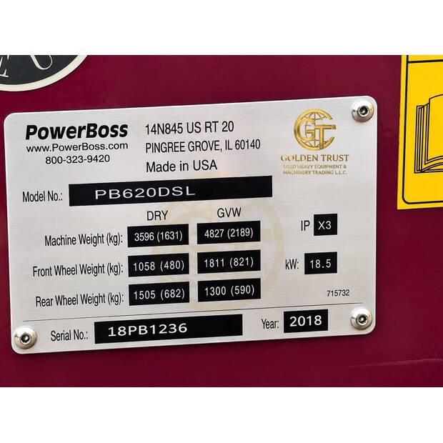 2018 POWER BOSS PB620DSL-48842152