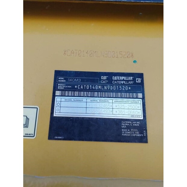 2019 Caterpillar 140M3-48842221