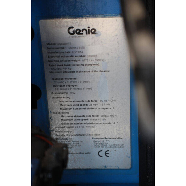 2014 Genie GS3369RT-48846091