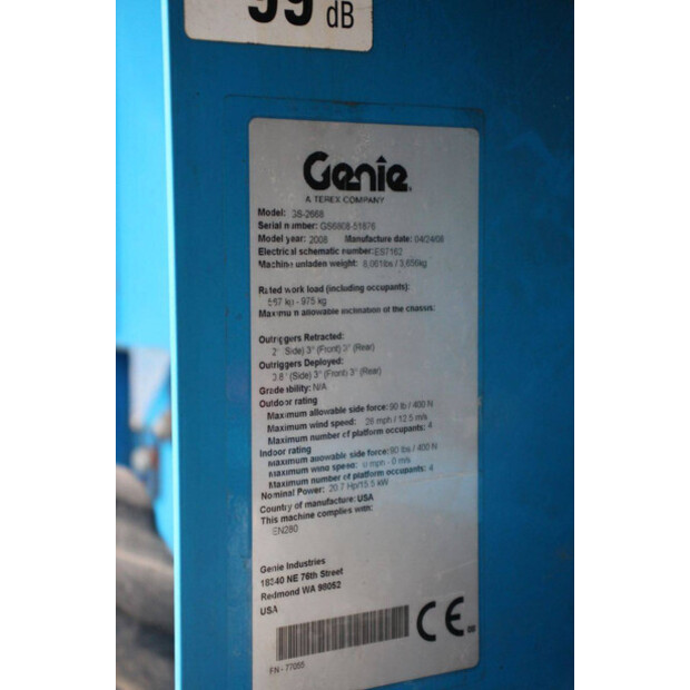 2008 Genie GS2668RT-48846120