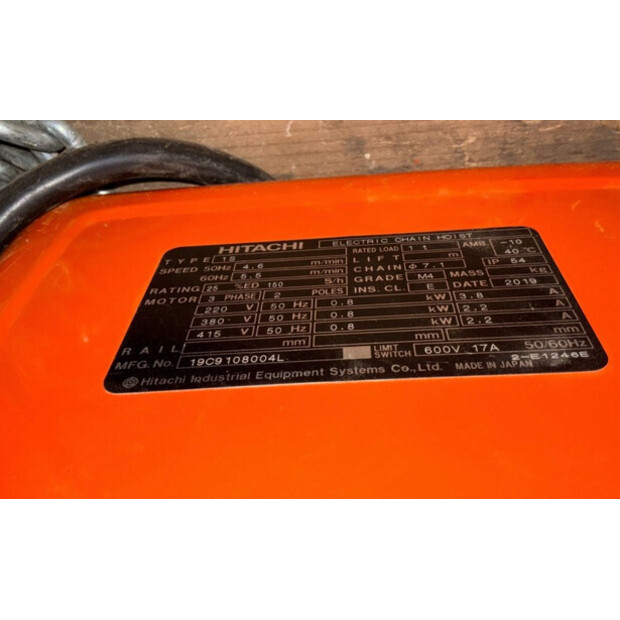 2019 Hitachi 1S-48858827