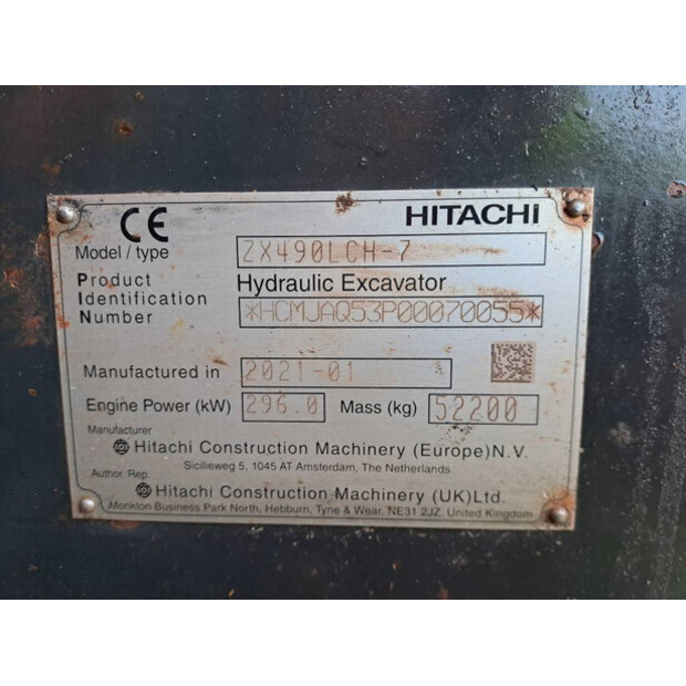 2021 Hitachi ZX490LCH-7-48866787