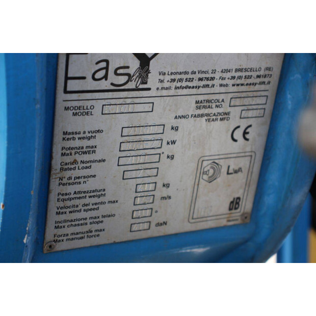 2014 EasyLift R160-48874823