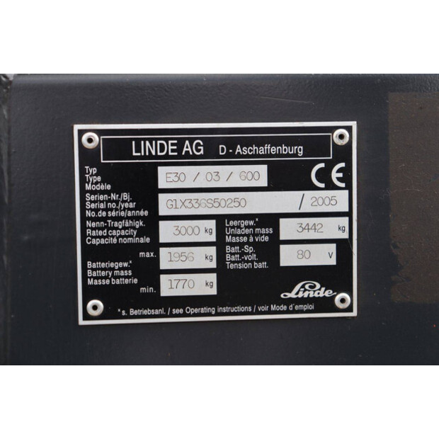 2005 ليندي E30/03/600-48876897