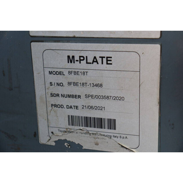 2021 Toyota 8FBE18T-48876976