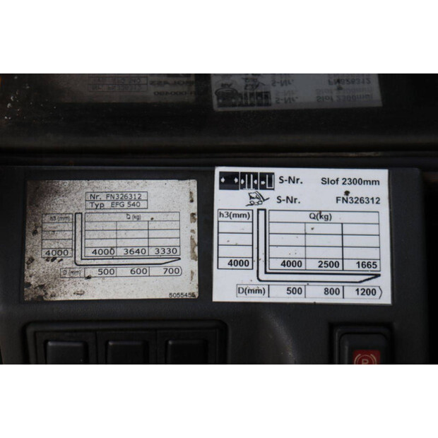 2005 Jungheinrich EFG 540-48877005