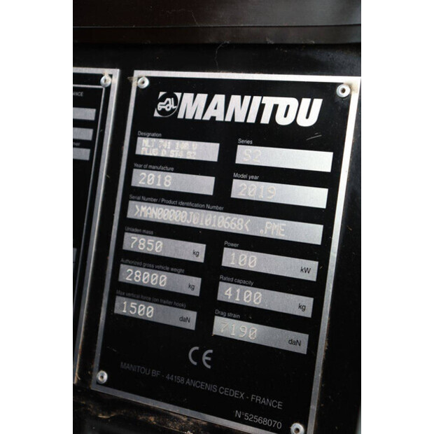 2018 Manitou MLT 741-140V-48878098