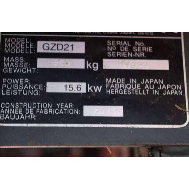 2011 KUBOTA GZD21-48888503