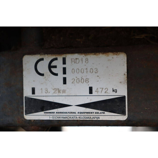 2006 YANMAR RD122-48889851