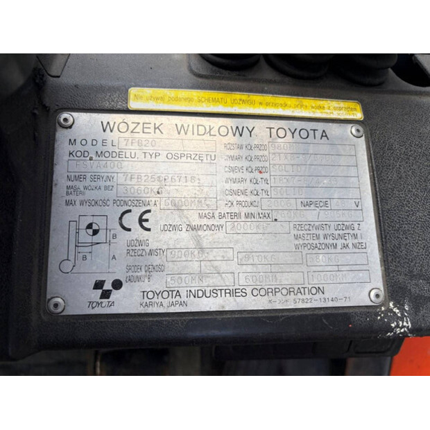 2006 Toyota 7FB20-48889870