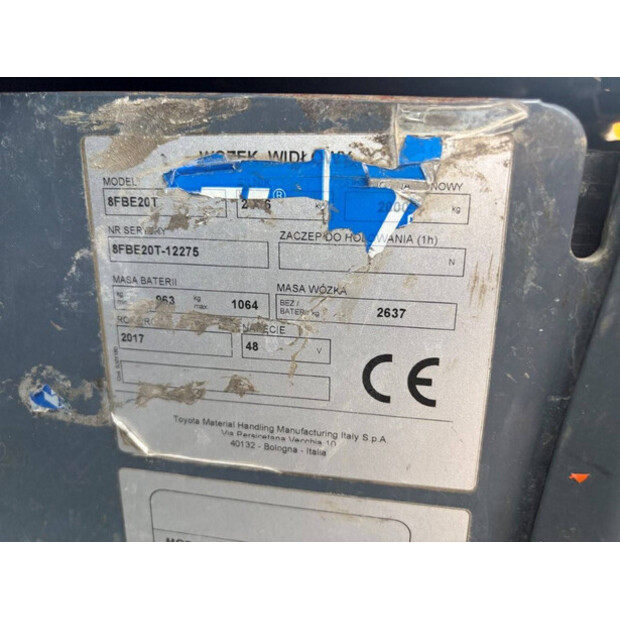 2017 تويوتا 8FBE20T-48889921