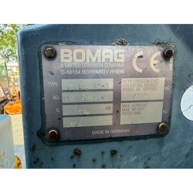 1995 BOMAG BW 120 AD-3-48890607