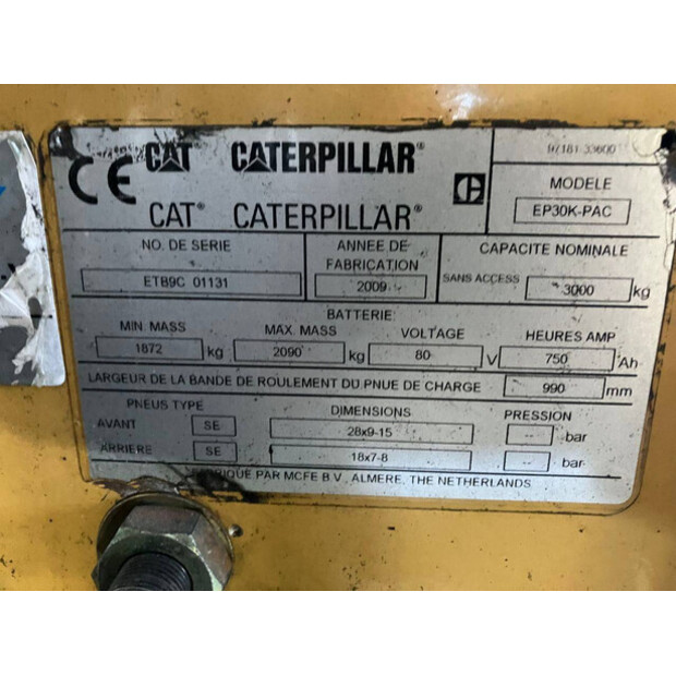 2009 Caterpillar EP30K-PAC-48890896