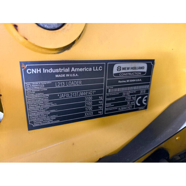 2018 New Holland L213-48891162