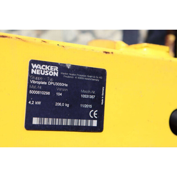 2015 Neuson Vibroplate DPU3050-48891530