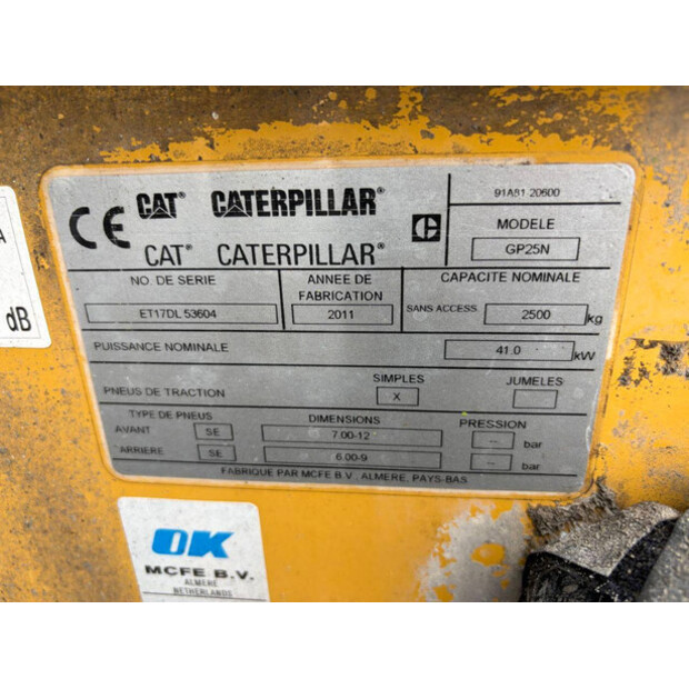 2011 Caterpillar GP25N-48891589