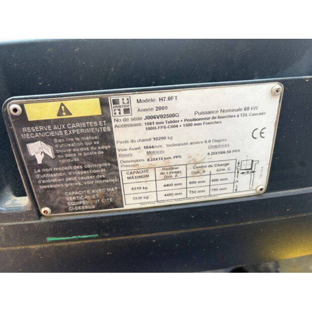 2009 Hyster H7.0FT-48892057