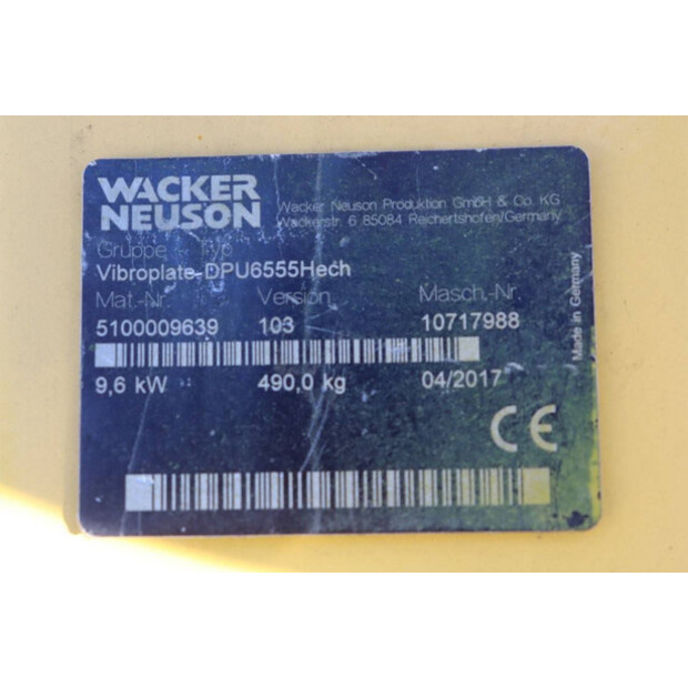 2017 Neuson DPU6555-48892497