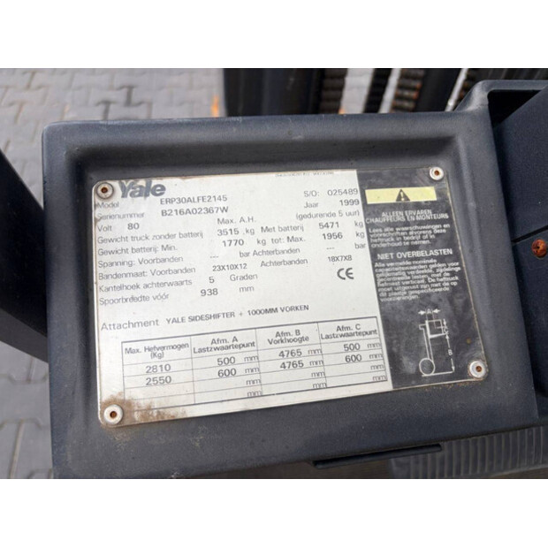 1999 Yale ERP30-48892608