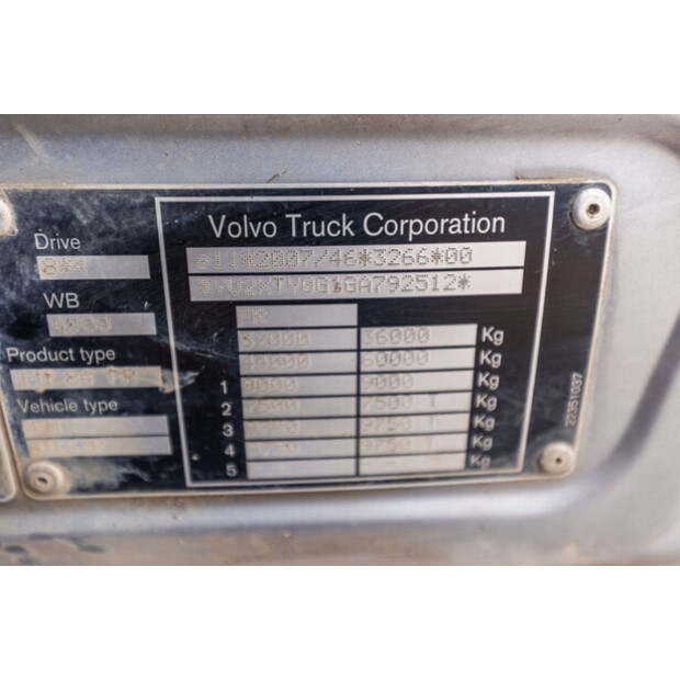 2016 Volvo FMX 460-48909662