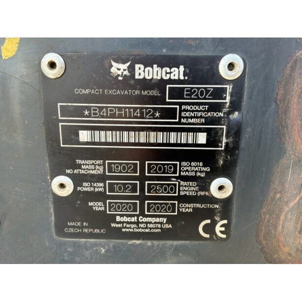 2020 BOBCAT E20Z-48914811