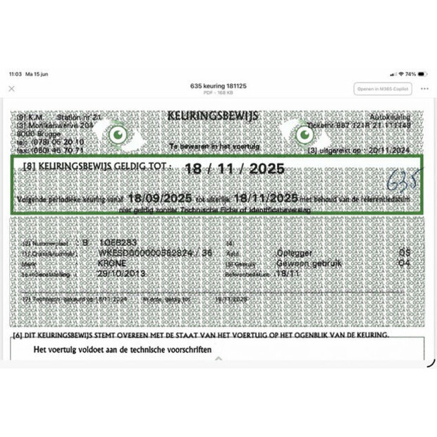 2013 Krone SD-48915256