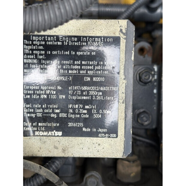 2017 Komatsu PC138US-11-48915392
