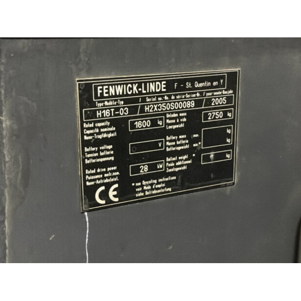 2005 Fenwick-Linde H16T-03-48915677