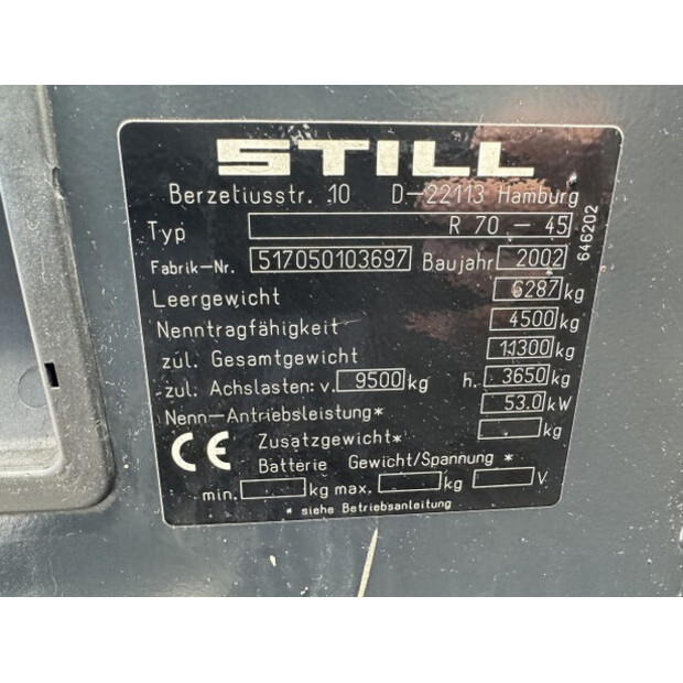 2002 Still R70-45-48920688