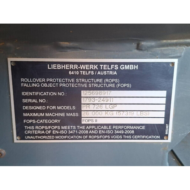 2022 ليبهير PR726LGP-48929733