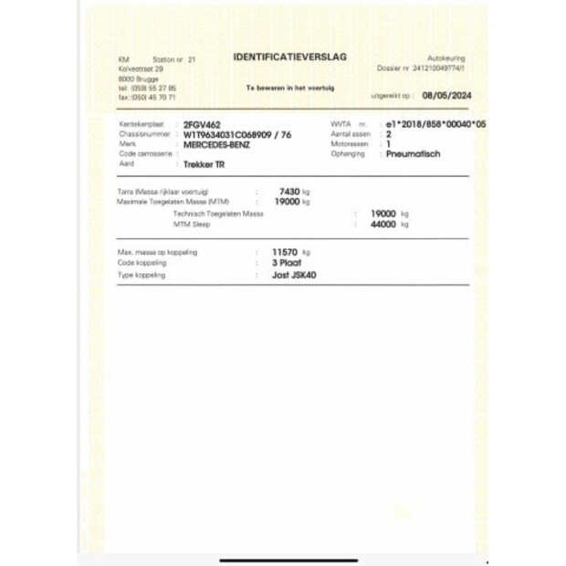 2024 Mercedes-Benz Actros 1945-48930372