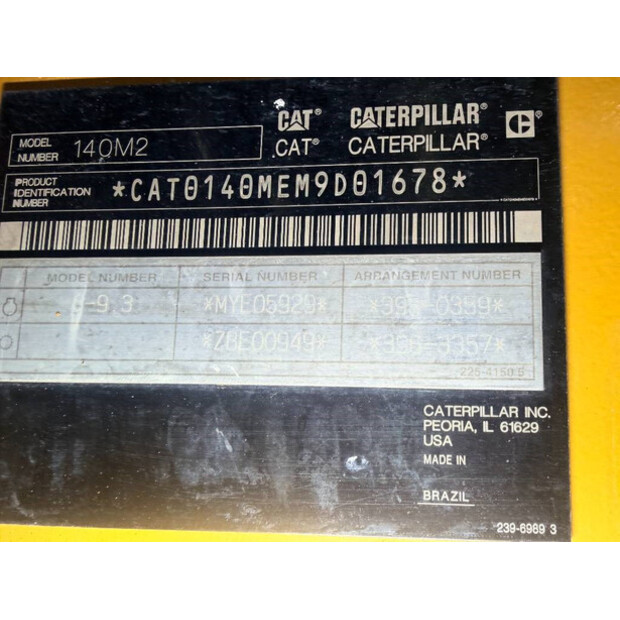 2014 Caterpillar 140M2-48934428
