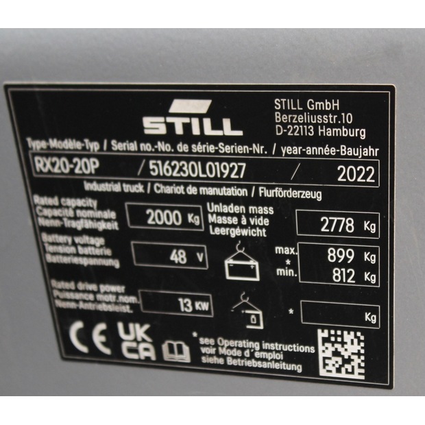2022 Still RX 20-20P-48941720
