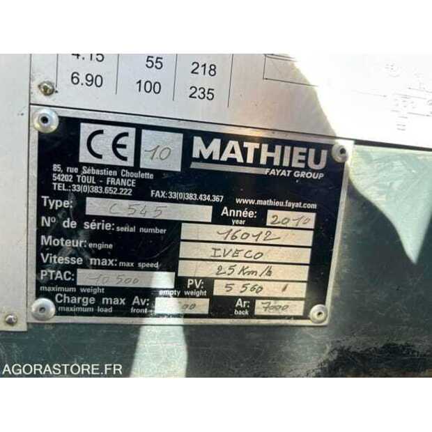 2010 MATHIEU RAVO COMPACT 545-48953116