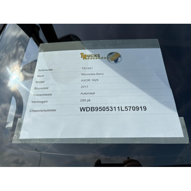 2011 مرسيدس بنز AXOR 1829-48959179