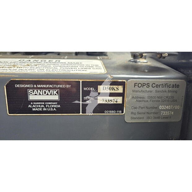 2011 Sandvik D50KS-48960402