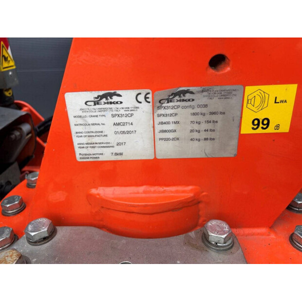 2017 Jekko SPX312CP-48961716